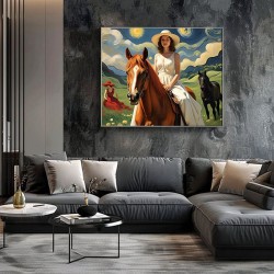 CA0010 - Mujer en Caballo
