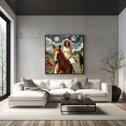CA0010 - Mujer en Caballo