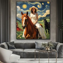 CA0010 - Mujer en Caballo